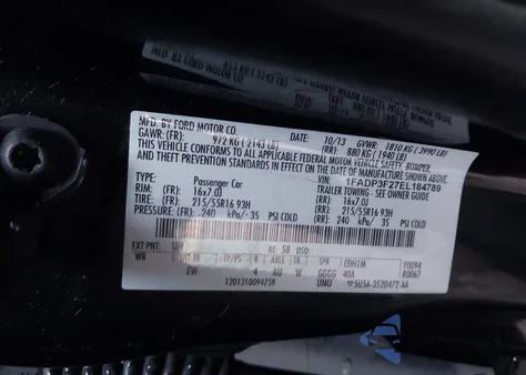 2014 Ford Focus Se from USA, damaged, VIN 1FADP3F27EL184789